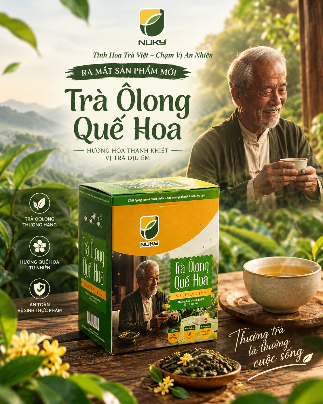 Trà Ô Long Quế Hoa - Hộp 50g – ảnh 3